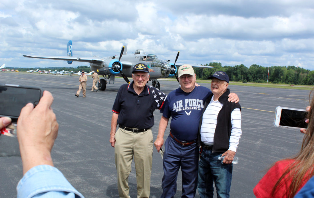 Aviation Relic WWII veterans get to ‘meet’ B25 bomber at Nashua